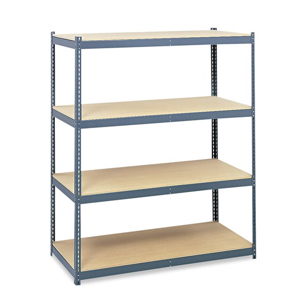 Safco Steel Pack Archival Shelving, 69w x 33d x 84h, Gray 5260